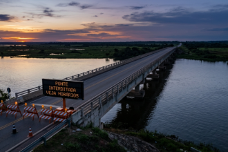 Ponte sobre o Rio Paraguai em Corumbá terá novas interdições: veja quando o trânsito será afetado